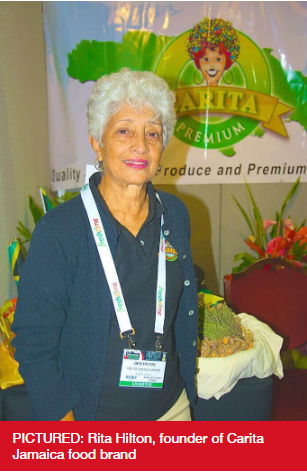 Rita Hilton, founder of Carita Jamaica food brand