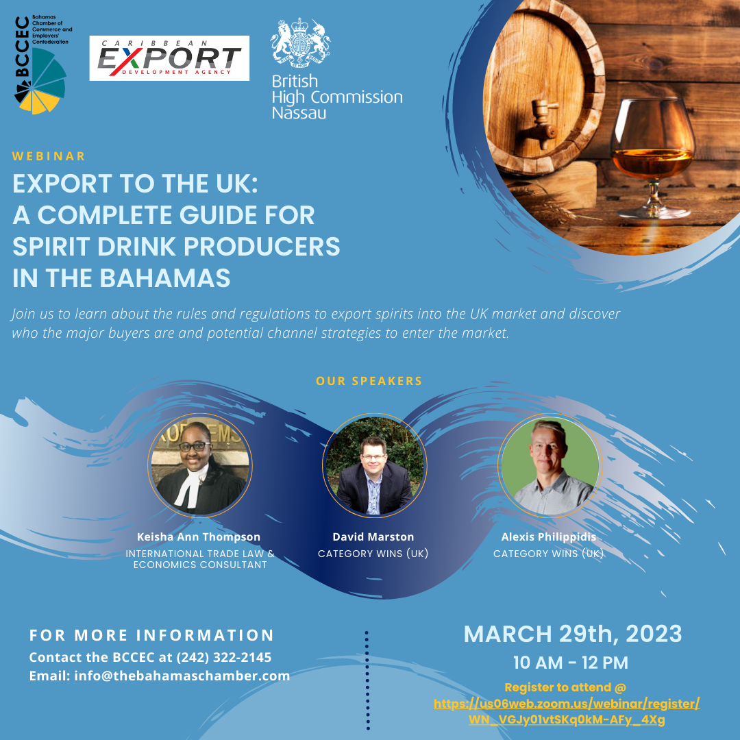 Exportar al Reino Unido: Guía completa para los productores de bebidas espirituosas de las Bahamas
