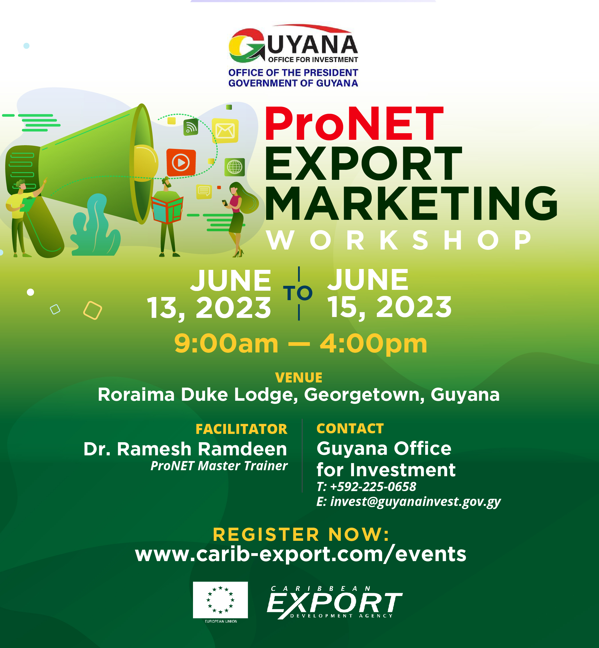 ProNET Export Marketing – Guyana