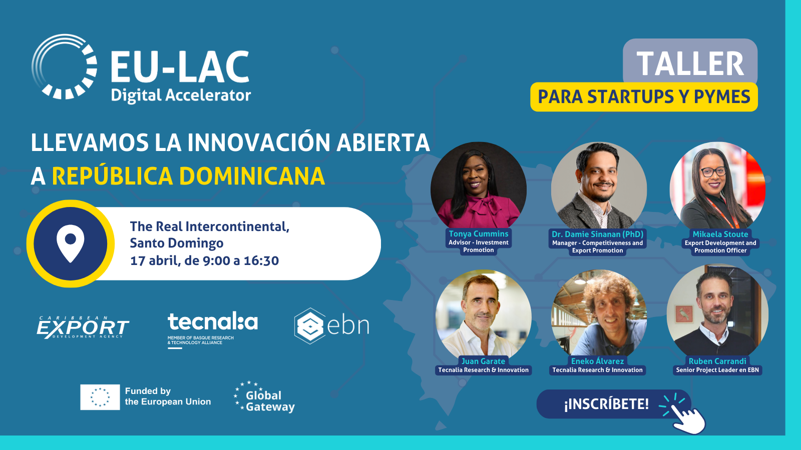 EU-LAC DIGITAL ACCELERATOR-WORKSHOP FOR STARTUPS AND SMES – DOMINICAN REPUBLIC