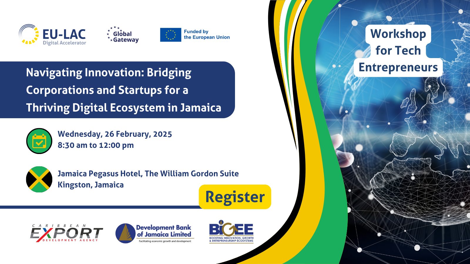 Workshop- Navigating Innovation: Bridging Corporations and Startups for a Thriving Digital Ecosystem in Jamaica