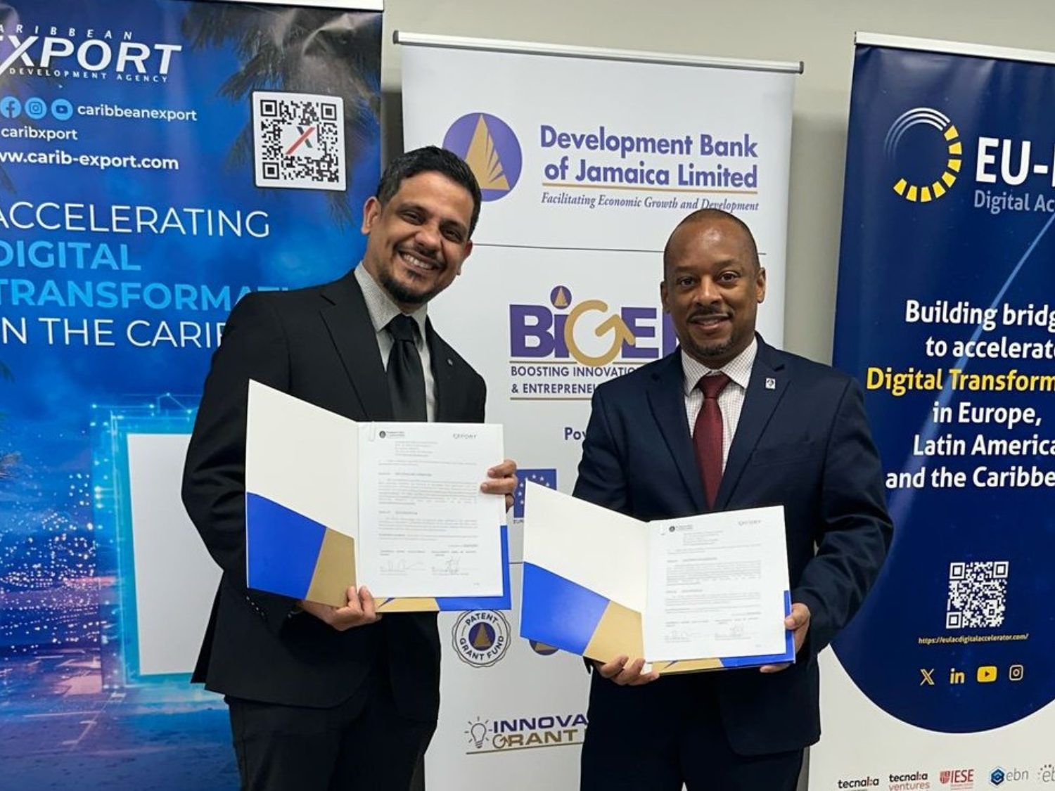 Development Bank of Jamaica signs Memorandum of Understanding with Caribbean Export to Launch Corporate Venturing (Pilot) Programme