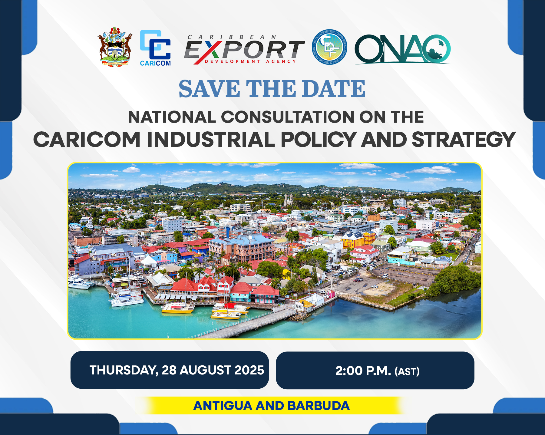 Consulta Nacional sobre la Política y Estrategia Industrial de la CARICOM – Antigua y Barbuda