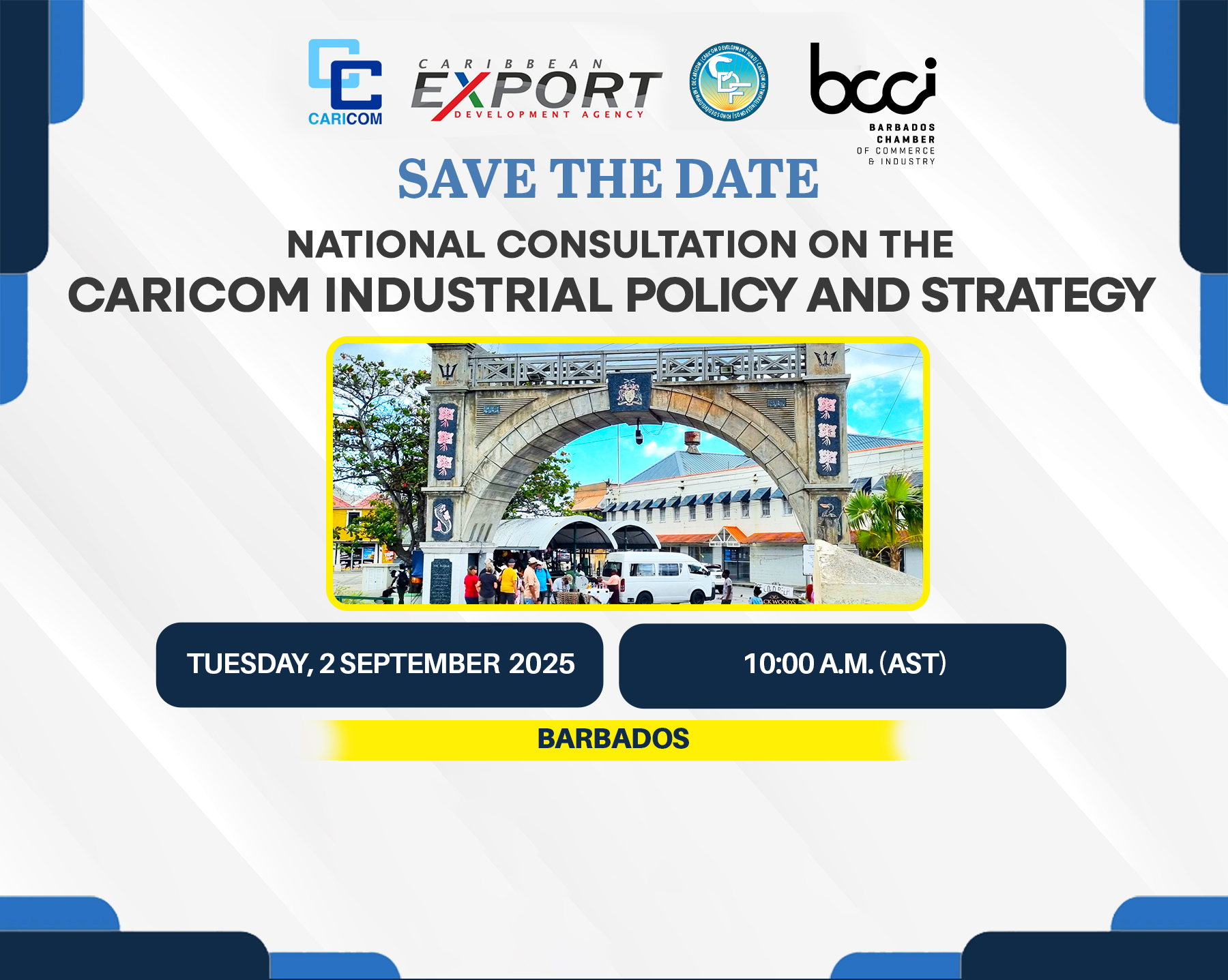 Consulta Nacional sobre la Política y Estrategia Industrial de la CARICOM – Barbados