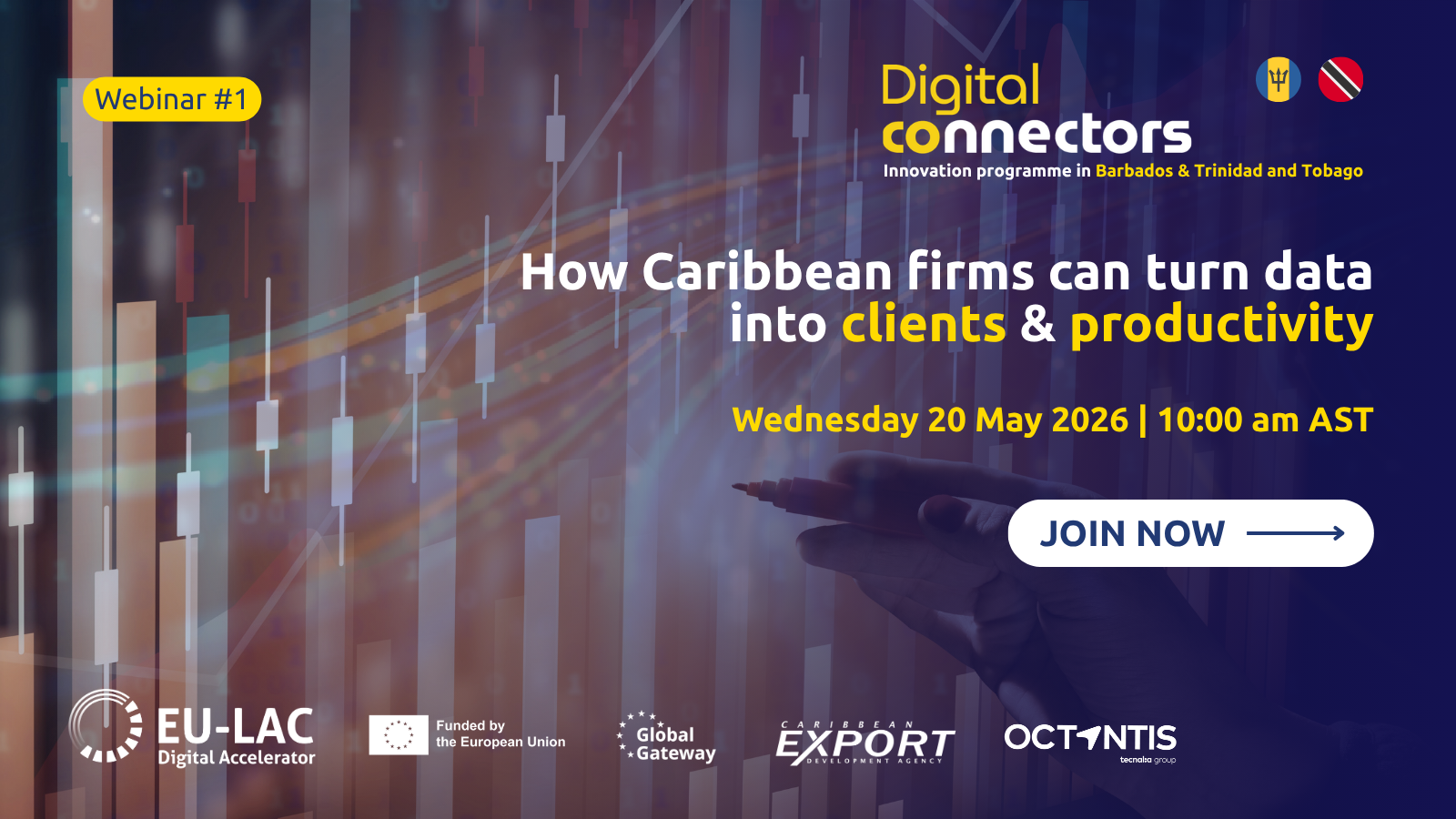 Digital Connectors Webinar – How Caribbean firms can turn data into clients & productivity